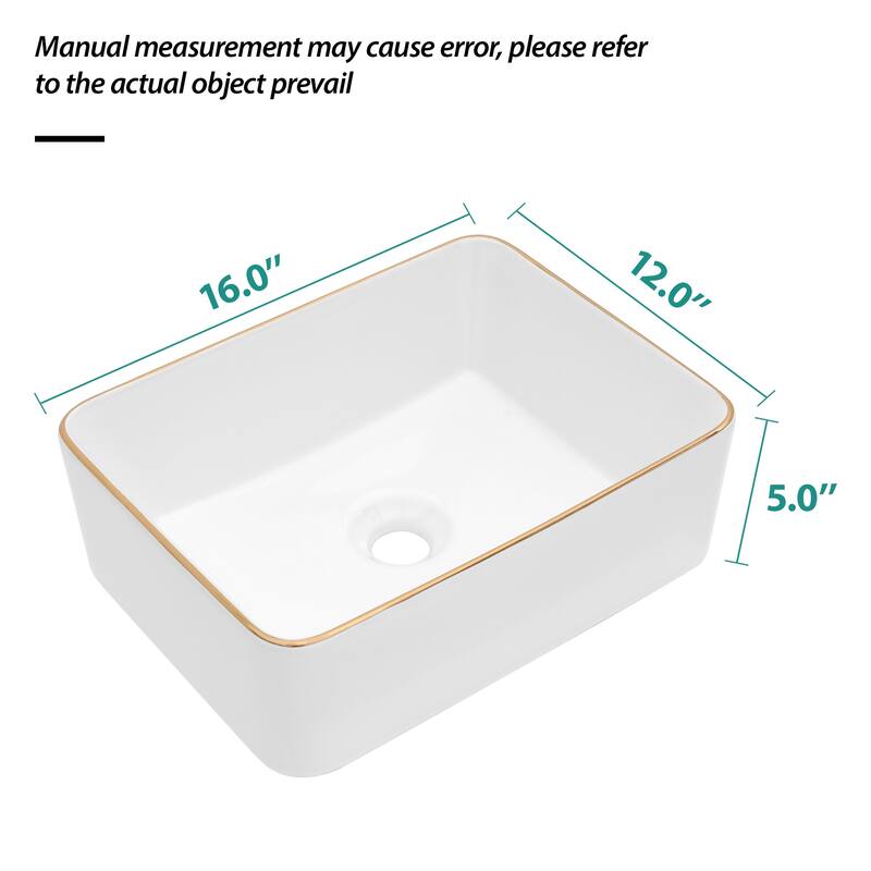 Ceramic Boat Shape Bathroom Sink
