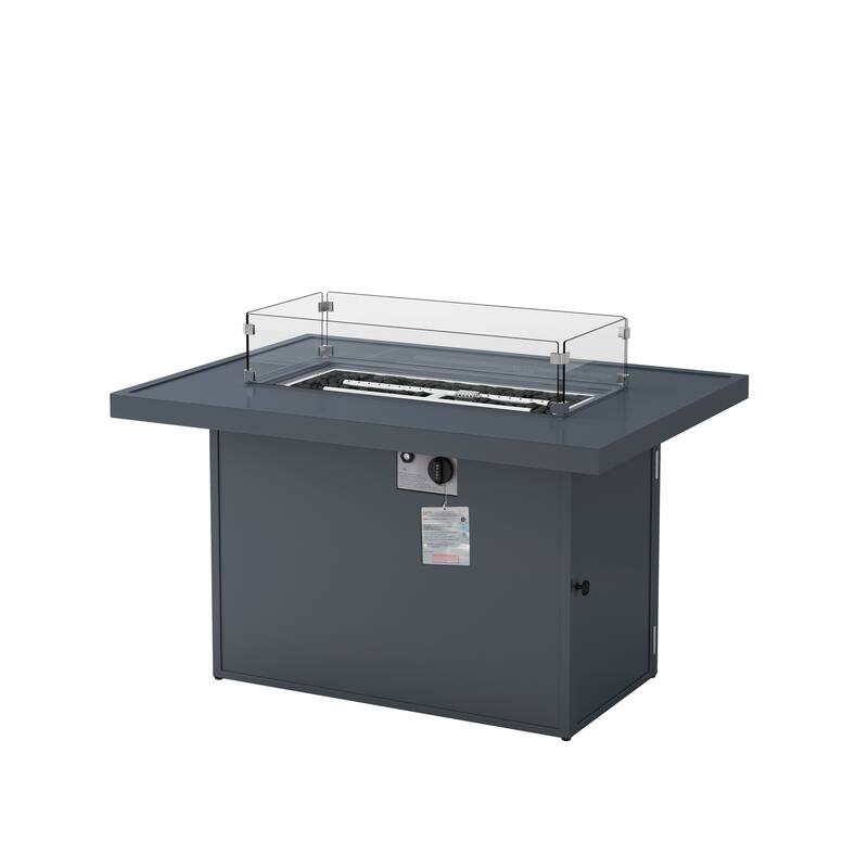 Rectangular Fire Pit Table