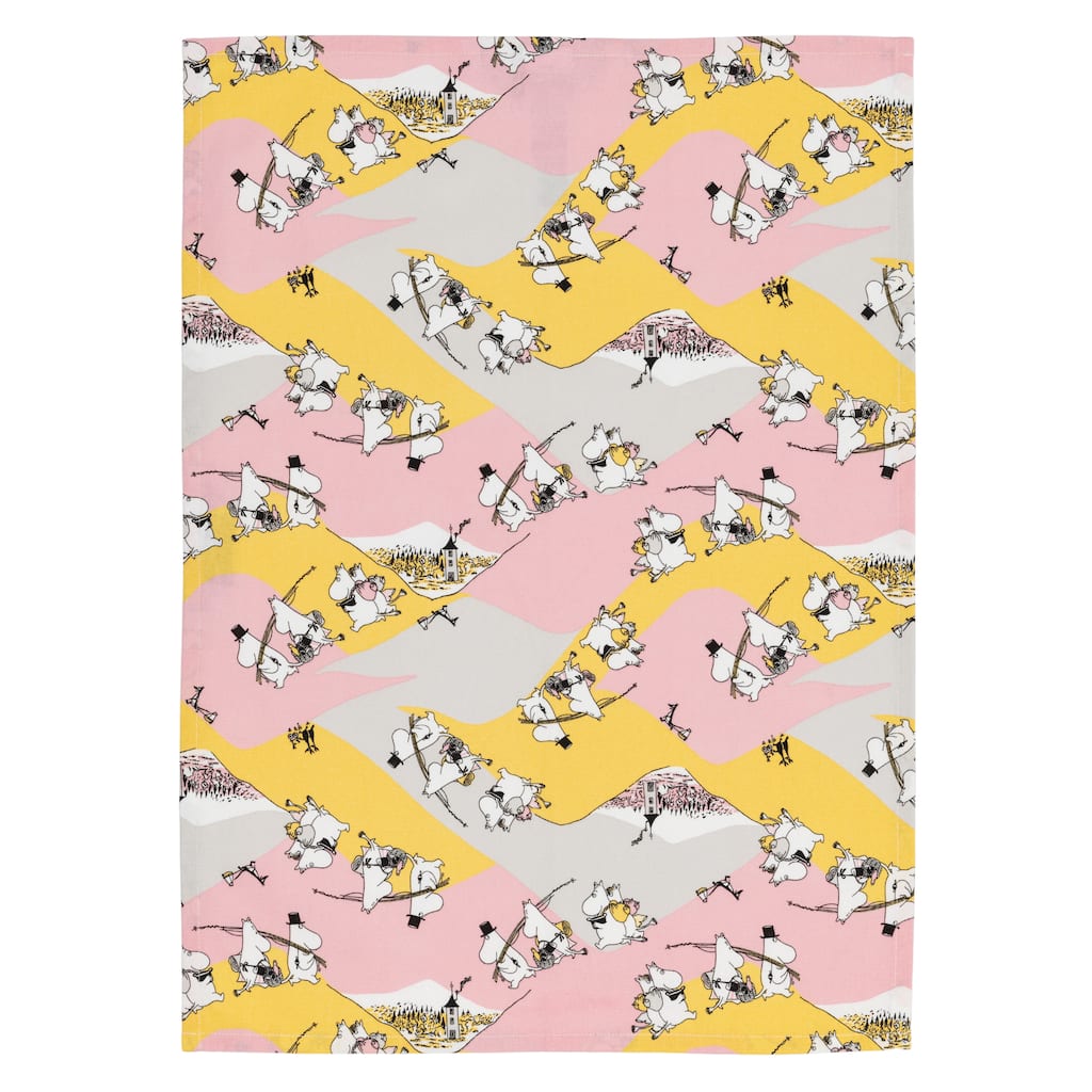 Moomin Kitchen Towel 20x27.5in Family Time GOTS