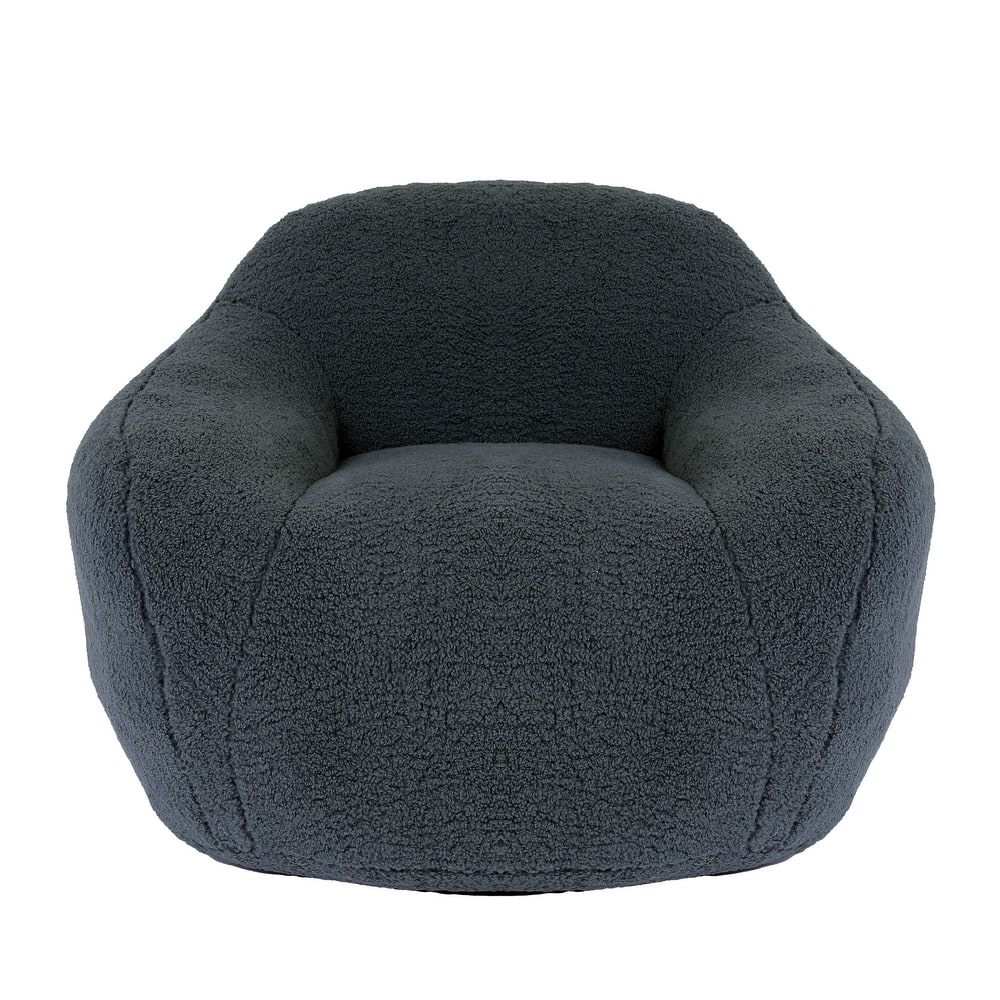 Memory Foam Bean Bag Couch with Backrest and Armrests Anti Slip Base for Adults Living Room Bedroom Gaming