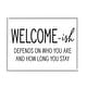 preview thumbnail 1 of 9, Stupell Welcome-Ish Funny Entryway Sign Casual Humor Framed Wall Art, Design by Lettered and Lined - White 14 x 11 - White
