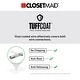 preview thumbnail 10 of 21, ClosetMaid ShelfTrack 60 - 96-inch Wide Adjustable Closet Organizer