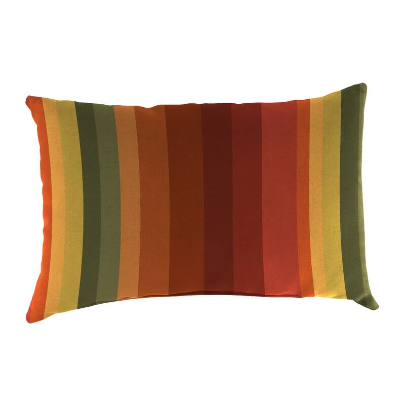 18" x 12" Outdoor Lumbar Throw Pillow - Set of 2 - 12'' L x 18'' W x 4'' H
