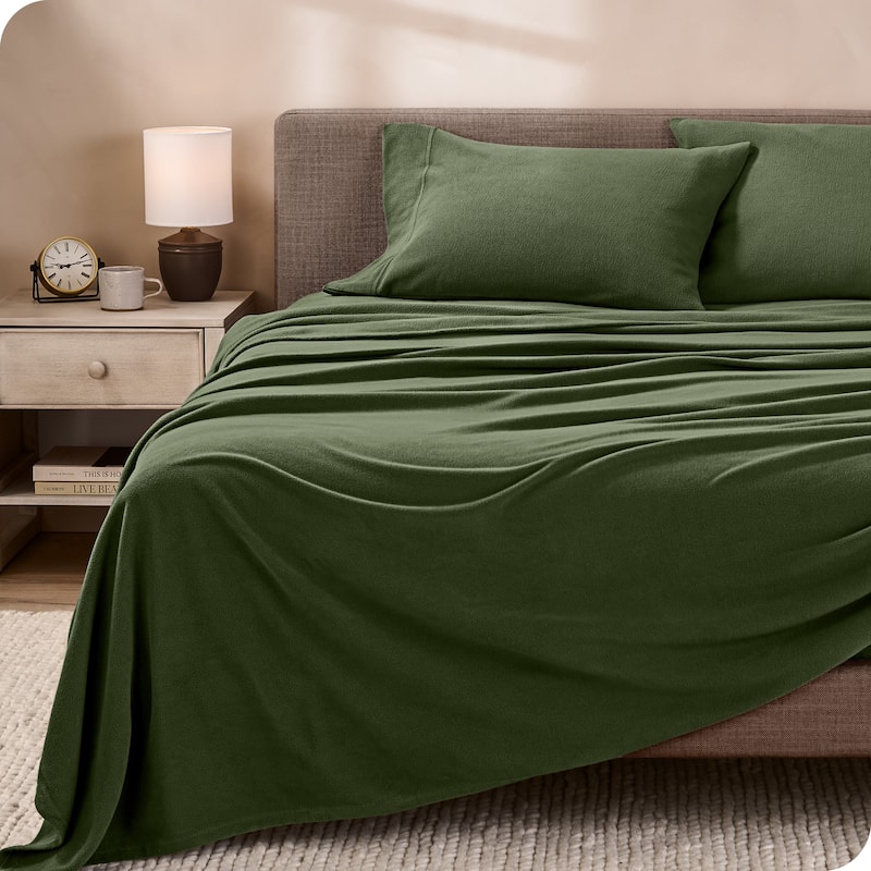 Bare Home Polar Fleece Deep Pocket Sheet Set