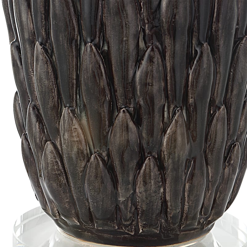 Uttermost Nettle Textured Table Lamp - 26.5 x 15.5 x 15.5