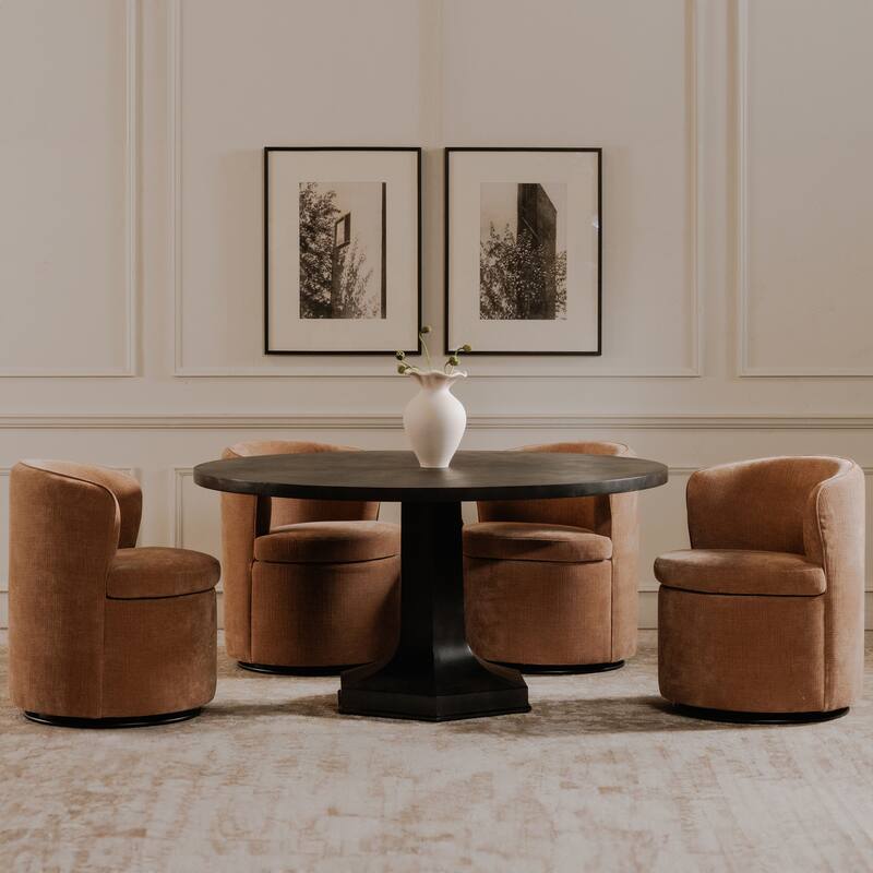 NADAAL STUDIOS Thessia Framed Print 2, Rustic European Facade with Wide Mat Border and Solid Wood Frame