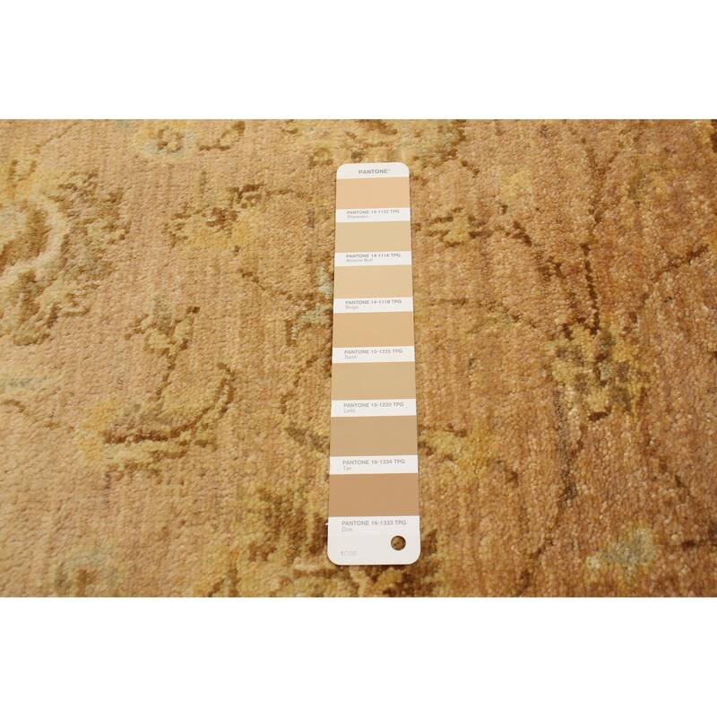 ECARPETGALLERY Hand-knotted Peshawar Oushak Beige Wool Rug - 3'10 x 5'10