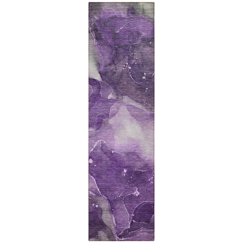 Almisi Artistic Abstract Weather Resistant Blended Style Outdoor Rug