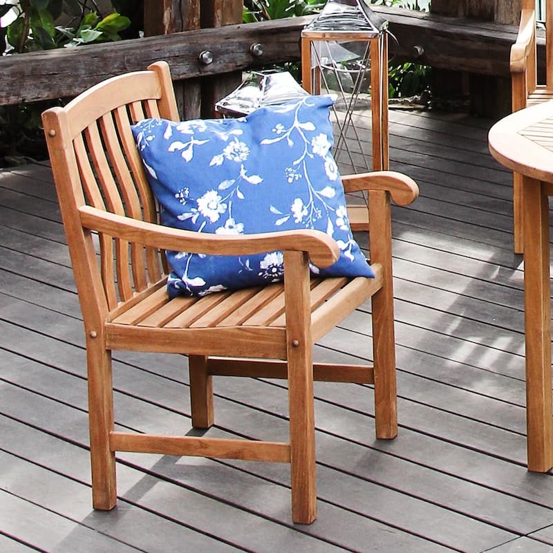 Cambridge Casual Sherwood Teak Outdoor Dining Chair - Natural Teak
