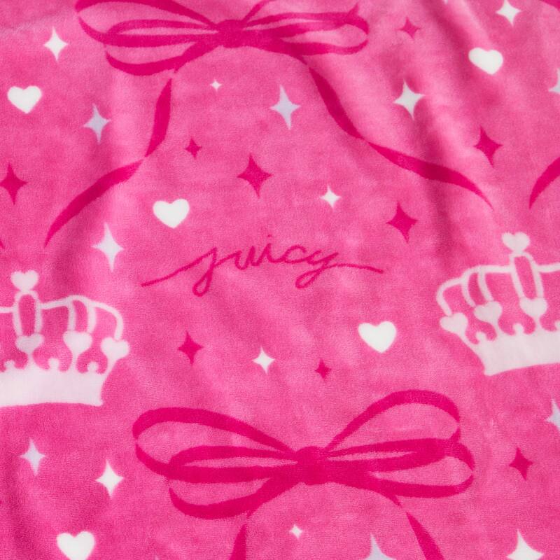 Juicy Couture 50"x70" Plush Kids Throw Blankets