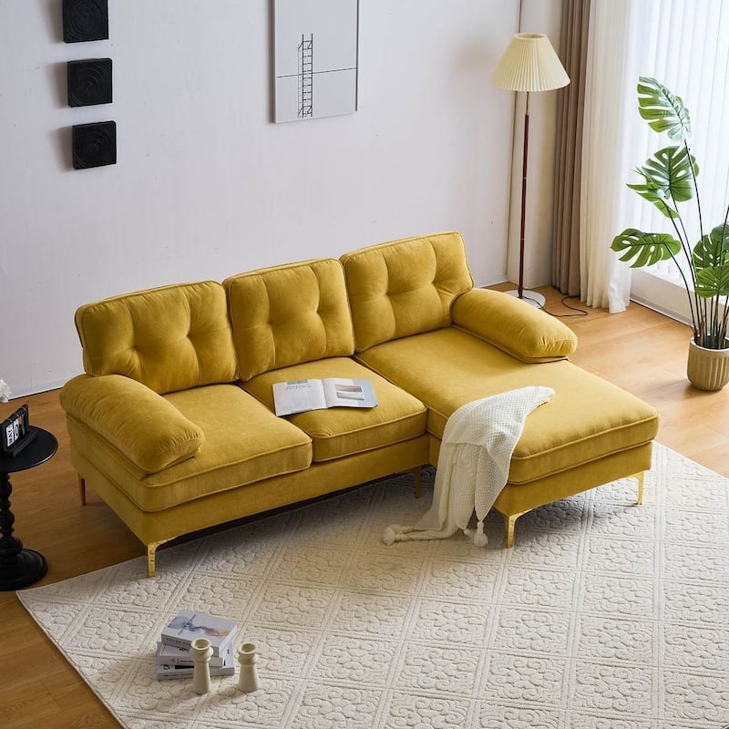 L-Shaped 3-Seat Indoor Modular Sofa