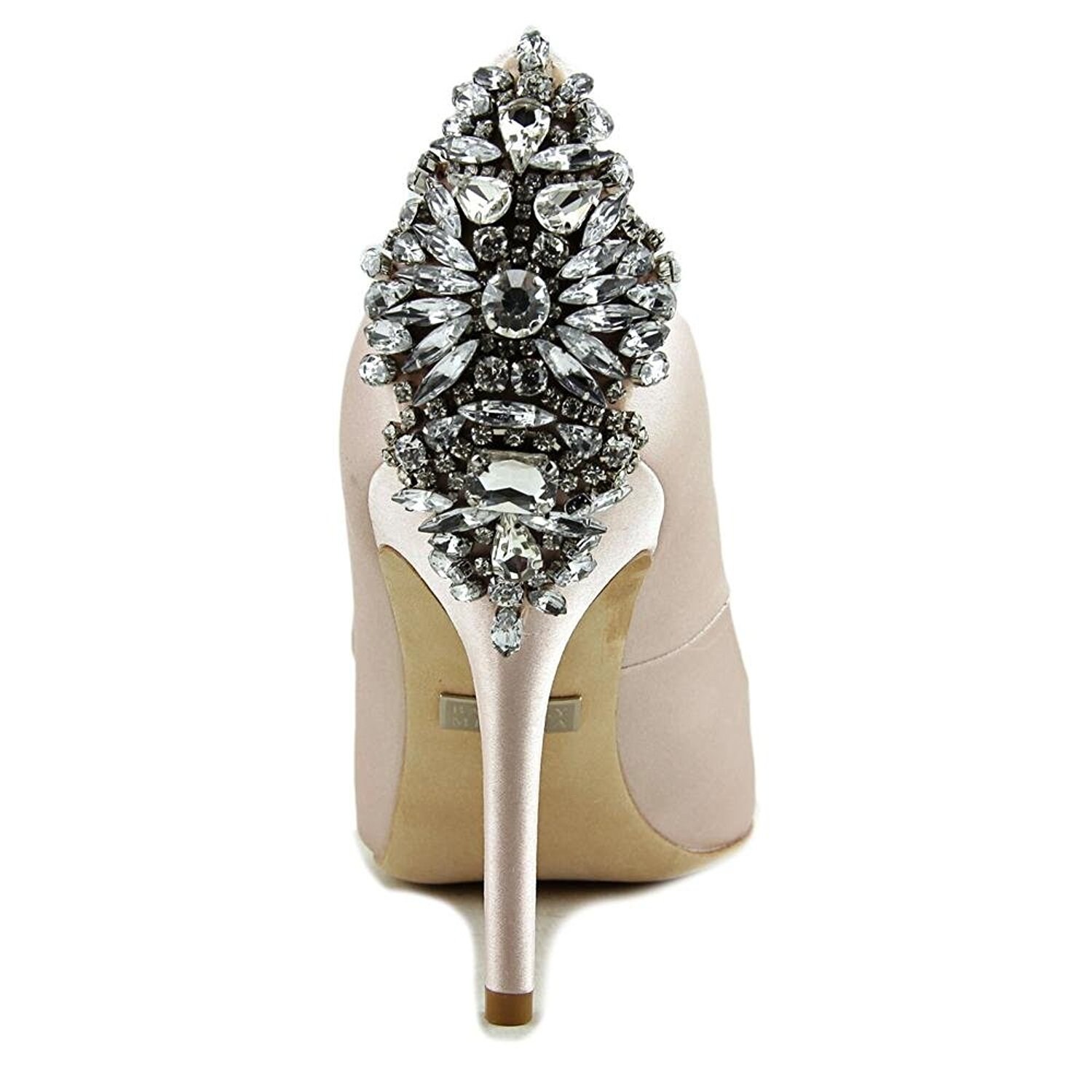 badgley mischka nilla peep toe pumps