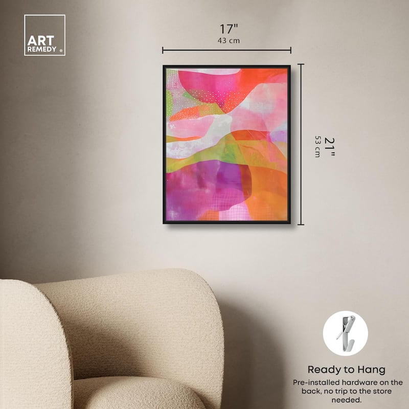 Garnet Gleam I Canvas by Art Remedy