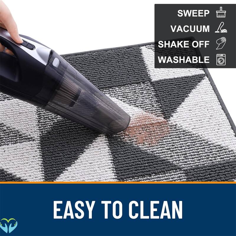 2 pack-Door Mat Indoor Entrance Washable