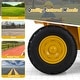preview thumbnail 10 of 9, 12V Caterpillar Licensed Kids Ride on Dump Truck with Tiltable Bump Bed - 43" x 28" x 24" (L x W x H)