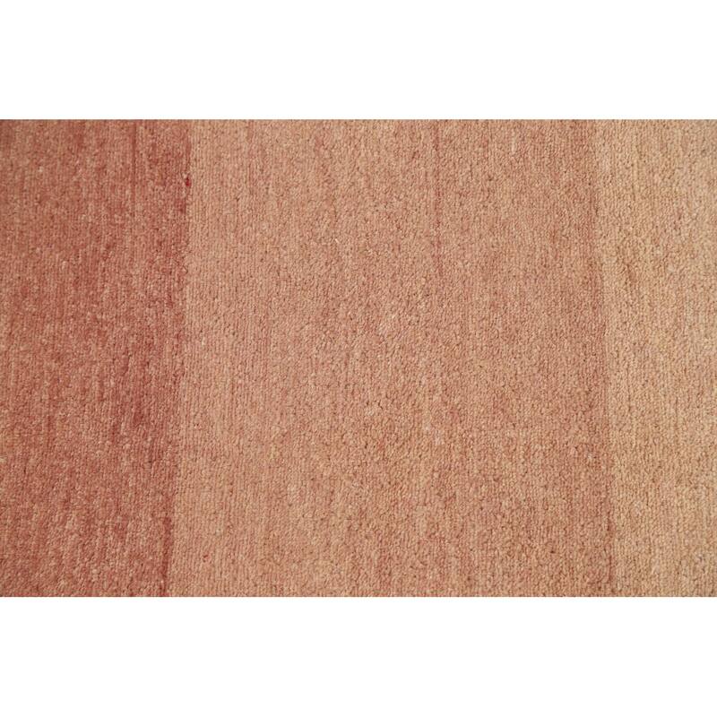 Modern Gabbeh Kashkoli Oriental Wool Runner Rug Handmade Carpet - 3'2" x 16'2"