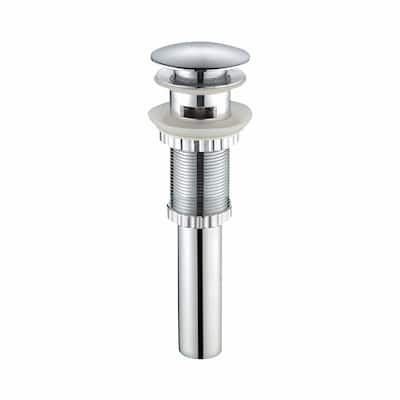 KRAUS Pop-Up Drain w Overflow, Bathroom Sink, Chrome, Nickel