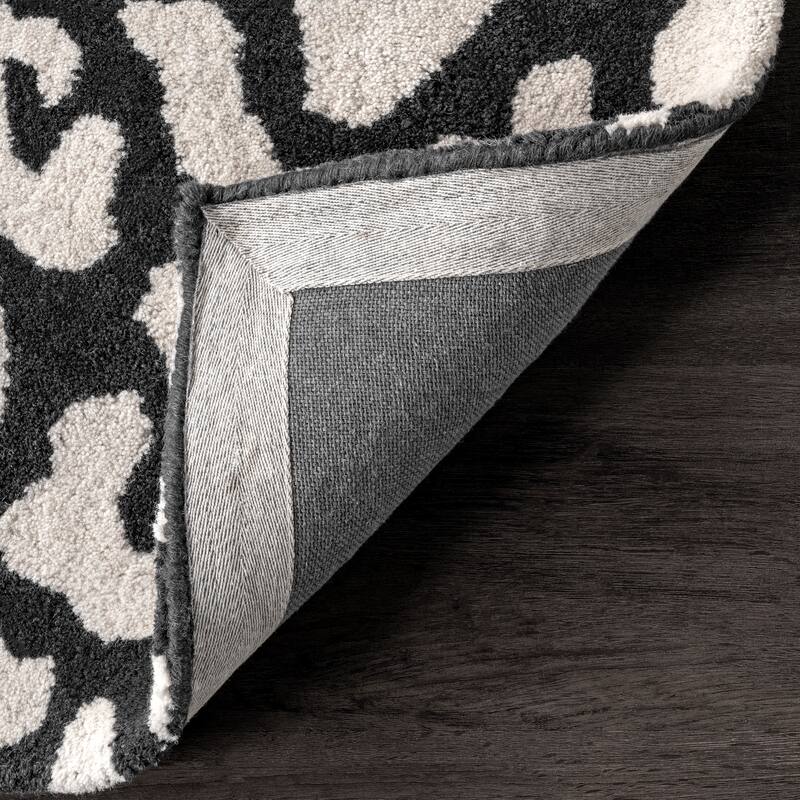 Nuloom Rorie Leopard Print Wool Area Rug