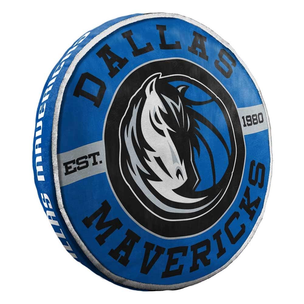 NBA Dallas Mavericks 15 Inch Travel Cloud Pillow