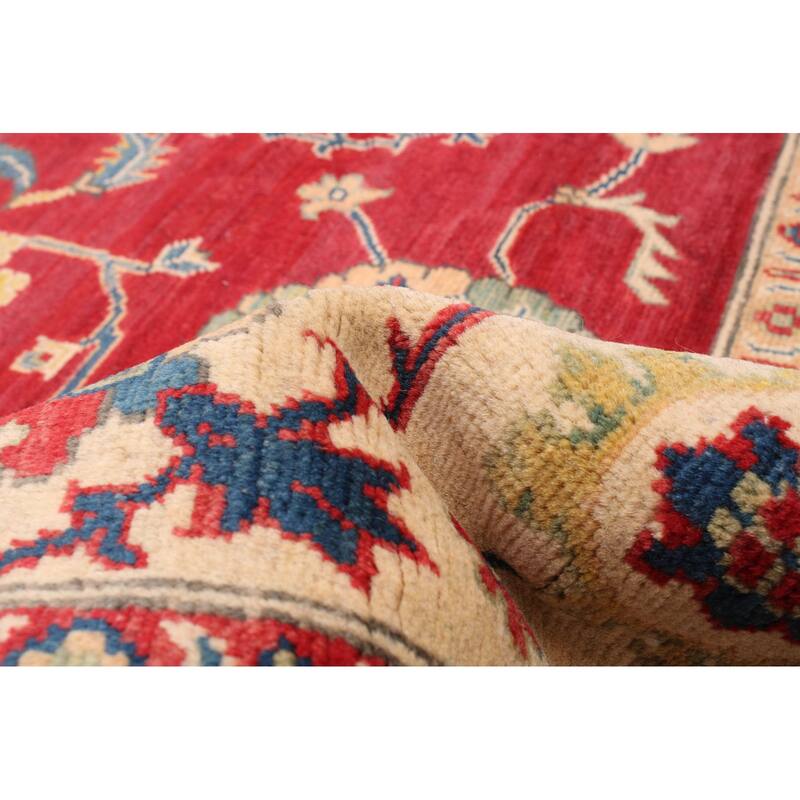 ECARPETGALLERY Hand-knotted Finest Ghazni Red Wool Rug - 7'9 x 10'1