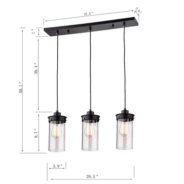 Eden 3-Light Kitchen Island Pendant - On Sale - Overstock ...