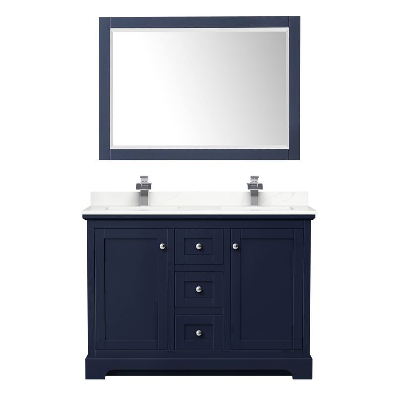 Wyndham Collection WCV232348D-QTZ-UNSM46 Avery 48" Free Standing