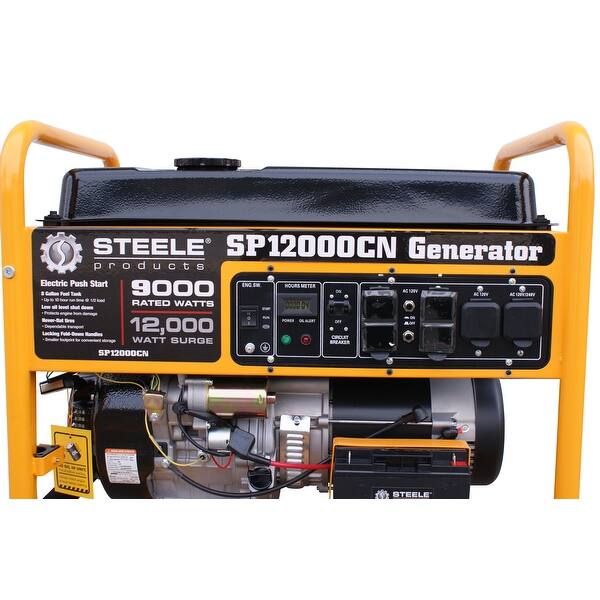 Steele Products 12 000 Watt Gasoline Powered Electric Start Portable Generator Epa Carb Approved Overstock 32336676