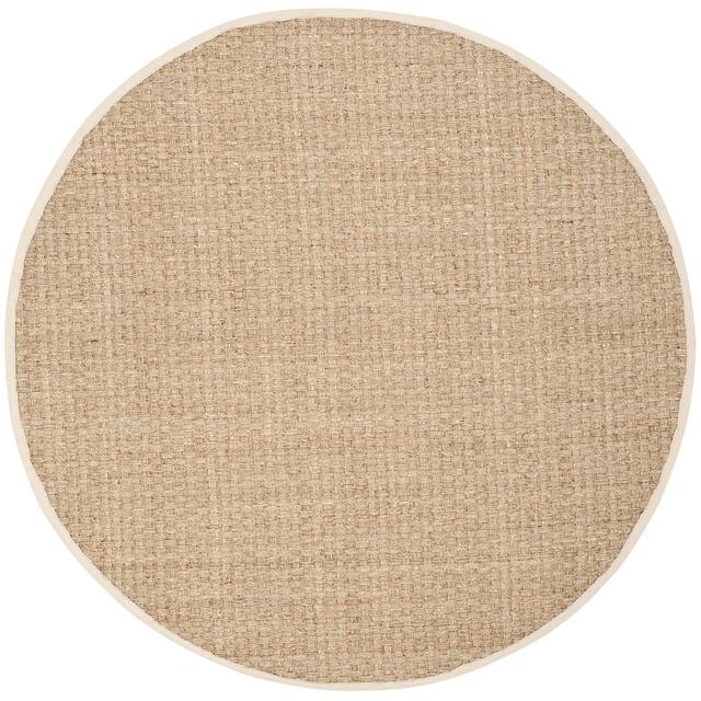 SAFAVIEH Natural Fiber Marina Basketweave Seagrass Rug