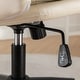preview thumbnail 10 of 36, Armless Criss Cross Office Desk Chair, Vanity Chair with Wheels and Thickened Cushion, Ergonomic Adjustable Swivel Task Chair