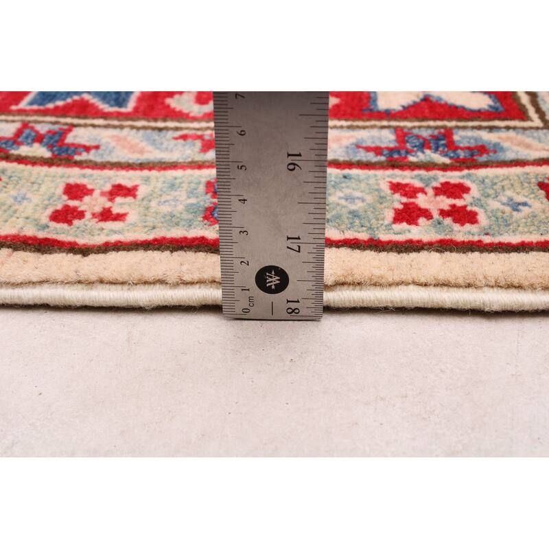 ECARPETGALLERY Hand-knotted Finest Ghazni Ivory Wool Rug - 6'7 x 9'2