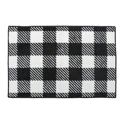 HiEnd Accents Camille Buffalo Check Rug, 24"x36"