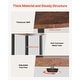 preview thumbnail 23 of 47, UIMOSO Corner Bookshelf, Corner Bookcase with Heavy Duty Metal Frame & Wooden Shelves