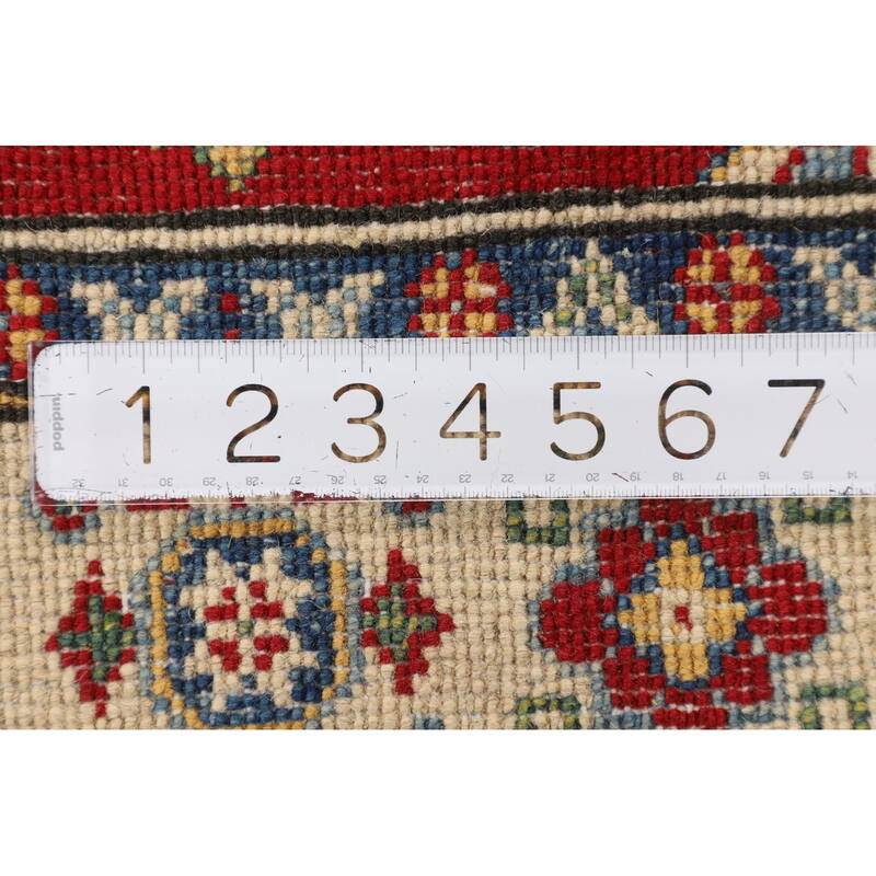 Red Kazak Oriental Rug Handmade Home Decor Wool Carpet - 2'8" x 4'4"