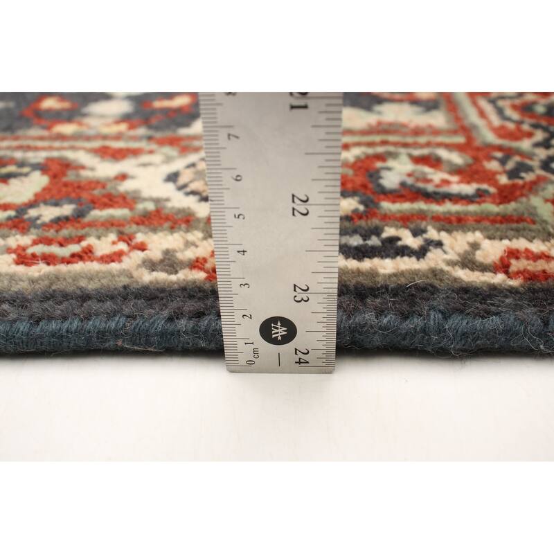 ECARPETGALLERY Hand-knotted Serapi Heritage Dark Navy Wool Rug - 2'6 x 9'9