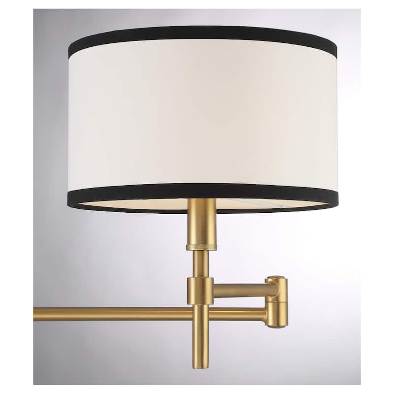 Meridian M90082 11" Tall Hardwired or Plug-In Wall Sconce