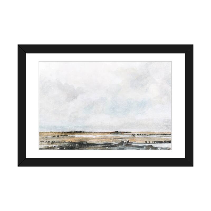 iCanvas "Ocean Inlet II" by Emma Caroline - Black - 24x32x1