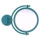 preview thumbnail 25 of 26, Allied Brass 8 Inch Wall Mounted Make-Up Mirror 5X Magnification Glokzin Teal