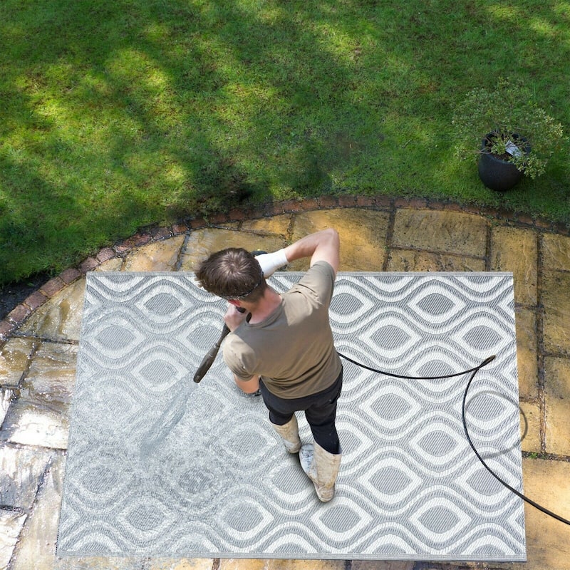 Venice Design 100% Eco-friendly Lightweight Plastic Outdoor Mat/Rug