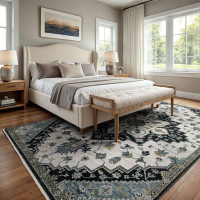 Style Haven Kellan Oriental Medallion Area Rug