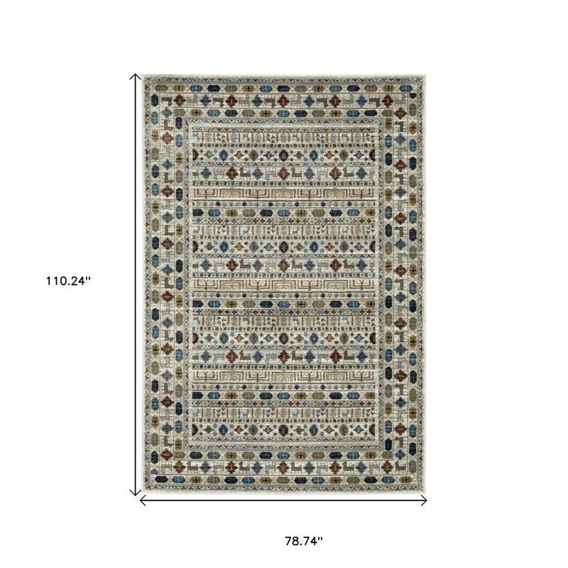 HomeRoots Tribal Bohemian Runner Area Rug