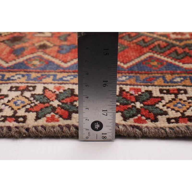 ECARPETGALLERY Hand-knotted Anadol Red Wool Rug - 3'2 x 9'2