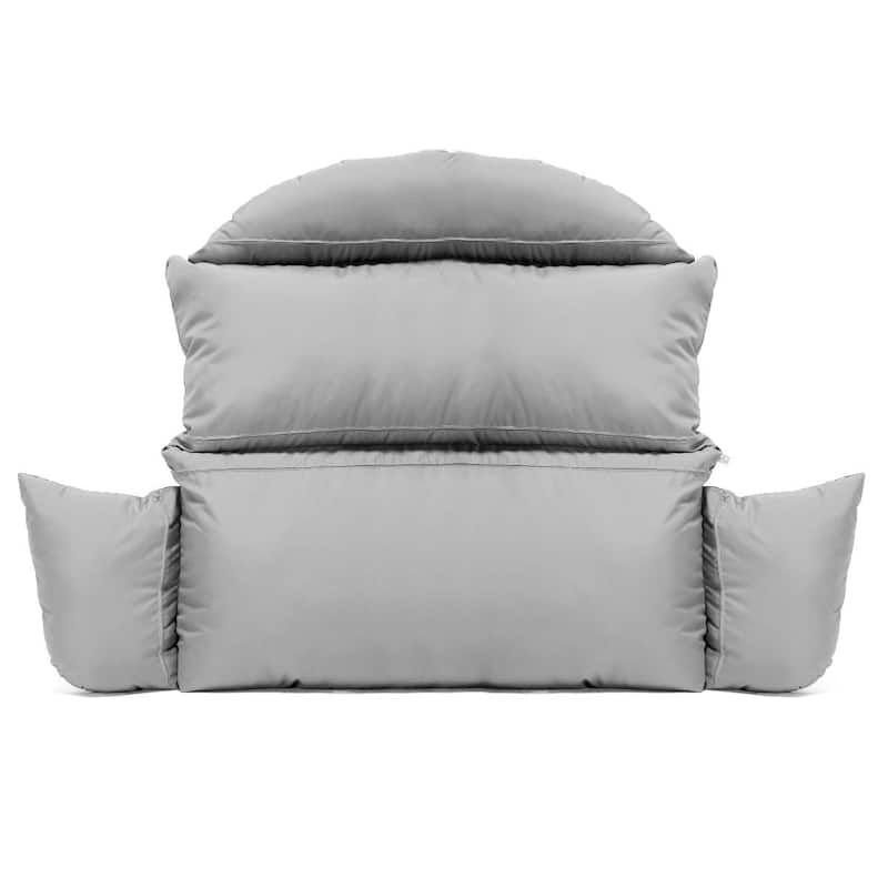 2-Person Hanging Egg Chair Cushion - Durable, Soft Outdoor Swing Seat Replacement - All Colors