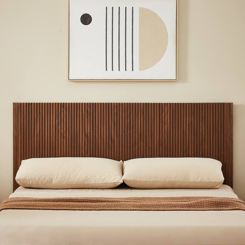 Queen Size Platform Bed Lift Up Hydraulic Storage Bed Frame Wooden Corrugated Curved Lines Design Frame Wood Slat Metal Support