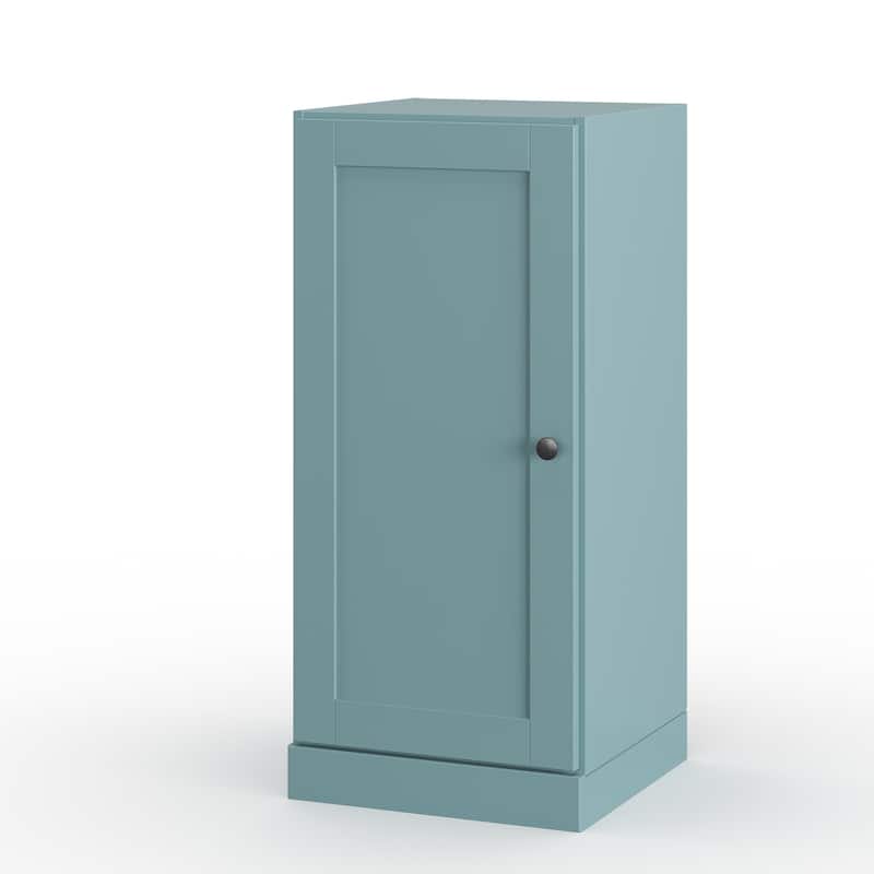 Palace Imports 100% Solid Wood 16.5" Bathroom Storage Cabinet with Shaker Door and Adjustable Shelves