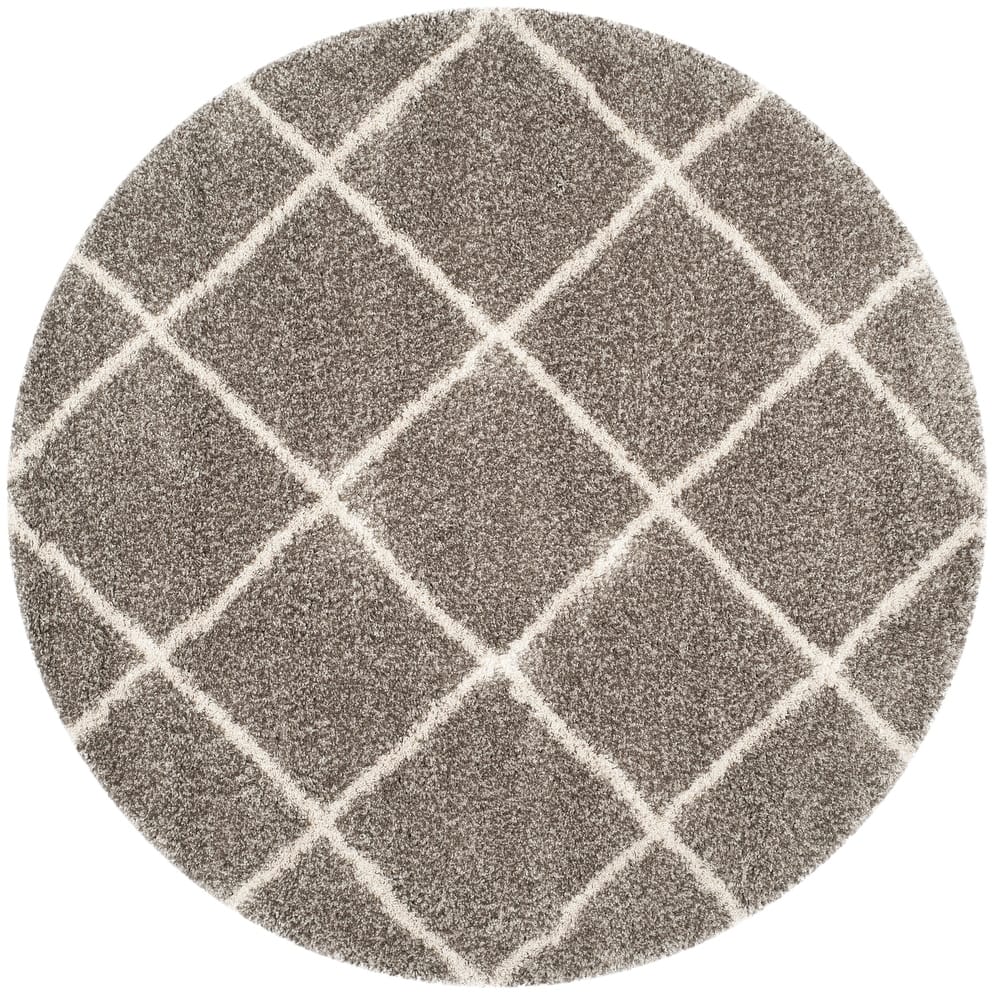 SAFAVIEH Hudson Shag Raili Diamond Trellis 2-inch Thick Rug