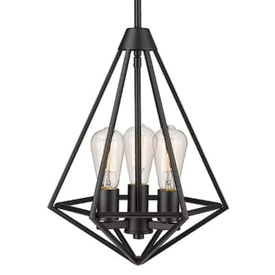 Millennium Lighting 2213 Dawes 3 Light 13" Wide Pendant