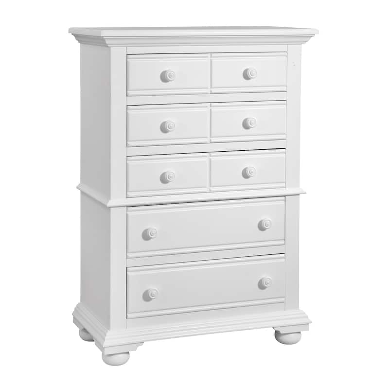 Beachcrest White Wood 5-drawer Chest