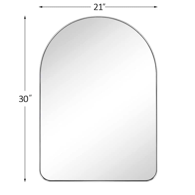 TEHOME Lussia Arch Metal Wall Mirror