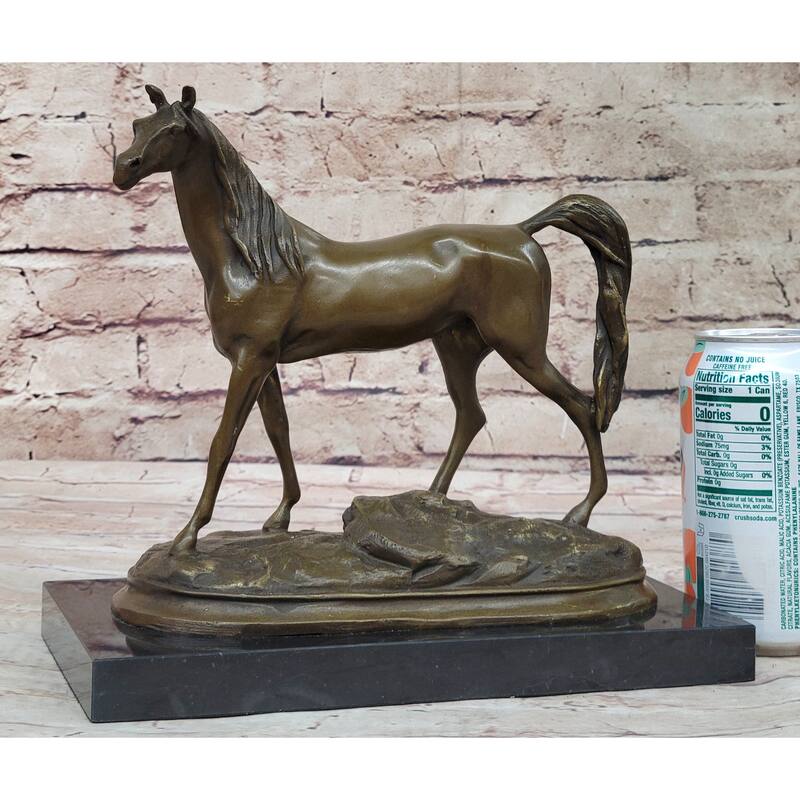 Western Bronze Art France Warm-Blooded Fine Imitative Horse Animals Statue Figurine Figure