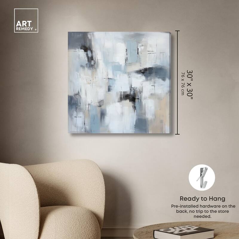 Blue Yonder Canvas by Art Remedy, Gallery Wrapped